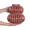 Beliani WATERMOSS - Bloemenvaas - Rood - 28 cm - Steengoed