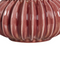 Beliani WATERMOSS - Bloemenvaas - Rood - 28 cm - Steengoed