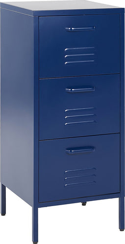 Beliani WOSTOK - Kantoorkast - Blauw - Staal