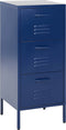 Beliani WOSTOK - Kantoorkast - Blauw - Staal
