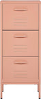 Beliani WOSTOK - Kantoorkast - Roze - Staal
