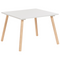 Beliani WRINGLEY - Kindertafel met 2 stoelen - Wit/Lichthout - MDF