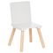 Beliani WRINGLEY - Kindertafel met 2 stoelen - Wit/Lichthout - MDF