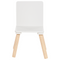 Beliani WRINGLEY - Kindertafel met 2 stoelen - Wit/Lichthout - MDF