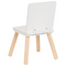 Beliani WRINGLEY - Kindertafel met 2 stoelen - Wit/Lichthout - MDF