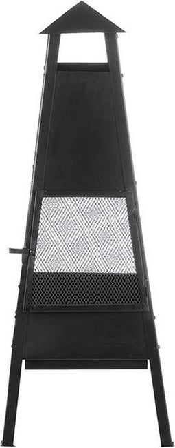 Beliani YASUR - Vuurkorf - Zwart - Staal