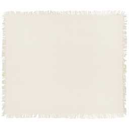 Beliani YERBENT - Bedsprei - Wit - 220 x 240 cm - Katoen