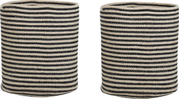 Beliani YERKOY - Mand set van 2 - Beige - Katoen