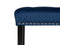 Beliani YORKTON - Hocker - Blauw - Fluweel