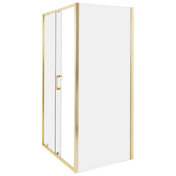 Beliani YORO - Douchecabine - Goud - 80 x 100 x 185 cm - Veiligheidsglas