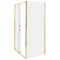 Beliani YORO - Douchecabine - Goud - 80 x 100 x 185 cm - Veiligheidsglas