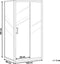 Beliani YORO - Douchecabine - Transparant - Veiligheidsglas