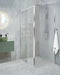 Beliani YORO - Douchecabine - Zilver - 80 x 100 x 185 cm - Veiligheidsglas