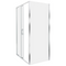 Beliani YORO - Douchecabine - Zilver - 80 x 100 x 185 cm - Veiligheidsglas