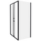 Beliani YORO - Douchecabine - Zwart - 80 x 100 x 185 cm - Veiligheidsglas