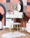 Beliani YVES - Kaptafel - Wit - MDF