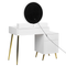 Beliani YVES - Kaptafel - Wit - MDF