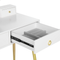 Beliani YVES - Kaptafel - Wit - MDF