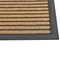 Beliani ZAGROS - Deurmat - Natuurlijk/Zwart - 40 x 60 cm - Polyester