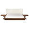 Beliani ZEN - Waterbed - Bruin - 160 x 200 cm - Bouclé