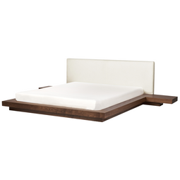 Beliani ZEN - Waterbed - Bruin - 180 x 200 cm - Bouclé