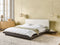 Beliani ZEN - Waterbed - Donkerhout - 160 x 200 cm - Bouclé