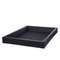Beliani ZEN - Waterbed - Donkerhout - 180 x 200 cm - Bouclé