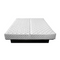 Beliani ZEN - Waterbed - Lichthout - 160 x 200 cm - Bouclé