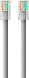 Belkin A3L981BT01M-H-S RJ45 Netwerkkabel, patchkabel CAT 6 S/FTP 1.00 m Grijs Snagless 1 stuk(s)