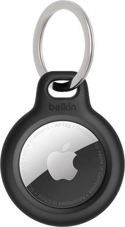 Belkin Beschermende houder met sleutelhanger - geschikt voor Apple AirTag - Zwart