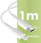 Belkin Boost Charge adapter met kabel - USB-C naar Lightning - 1m - 20W - Wit
