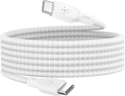 Belkin Boost Charge Braided - USB-C naar USB-C - 2m - Wit