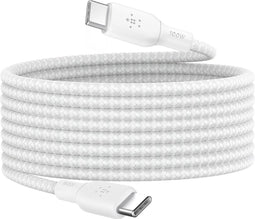 Belkin Boost Charge Braided - USB-C naar USB-C - 3m - Wit