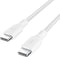Belkin Boost Charge Braided - USB-C naar USB-C - 3m - Wit