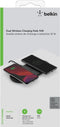 Belkin BOOST CHARGE Dual - Wireless charger + netadapter - Draadloze oplader - 10W - Zwart
