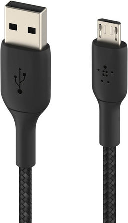 Belkin BOOST CHARGE™ - Micro-USB naar USB-A kabel braided - 1 meter - Zwart