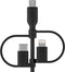 Belkin BOOST↑CHARGE™ Universele USB-kabel - 1 meter - USB-A /USB-C/Micro-USB/Lightning connector- Zwart