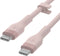 Belkin BOOST CHARGE™ USB-C naar USB-C 2.0 - 1m - Roze