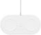 Belkin BOOST↑CHARGE™ - Wireless charger 15W-laadstation - Draadloze oplader twee laadoppervlakken - Wit