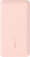 Belkin Boost-Up Charge 10.000 mAh Powerbank - USB-A naar USB-C-Kabel - 3-Poorts - Geschikt voor iPhone – 15W - Roségoud