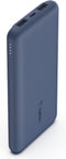 Belkin Boost-Up Charge 10.000 mAh Powerbank - USB-A naar USB-C-Kabel - 3-Poorts - 15W - Blauw