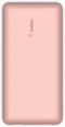 Belkin Boost-Up Charge 20.000 mAh Powerbank - USB-A naar USB-C-Kabel - 3-Poorts - geschikt voor iPhone - 15W - Roze