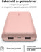 Belkin Boost-Up Charge 20.000 mAh Powerbank - USB-A naar USB-C-Kabel - 3-Poorts - geschikt voor iPhone - 15W - Roze
