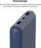 Belkin Boost-Up Charge 20.000 mAh Powerbank - USB-A naar USB-C-Kabel - 3-Poorts - 15W - Blauw