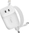 Belkin Boost-Up Charge Pro Adapter - 2x USB-C - 65W - Wit - Met USB-C naar USB-C kabel