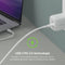 Belkin Boost-Up Charge Pro Adapter - 2x USB-C - 65W - Wit - Met USB-C naar USB-C kabel