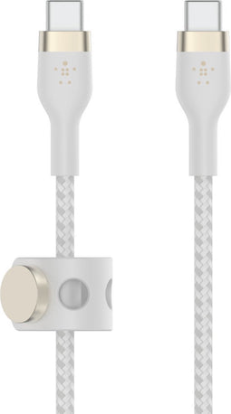 Belkin Boost-Up Charge - Telefoniekabel - Braided USB-C to USB-C 2.0 - 3m - Wit