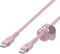 Belkin Boost-Up Charge - Telefoniekabel - Braided USB-C to USB-C 2.0 - 1m - Roze