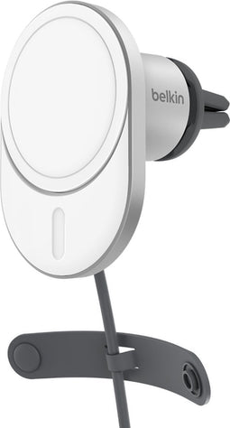 Belkin BoostCharge Pro Smartphone Zilver, Wit USB Draadloos opladen Snel opladen Auto