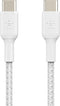 Belkin BoostCharge USB-kabel USB 2.0 0,15 m USB C Wit